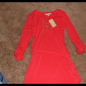 Red Michael Kors short dress